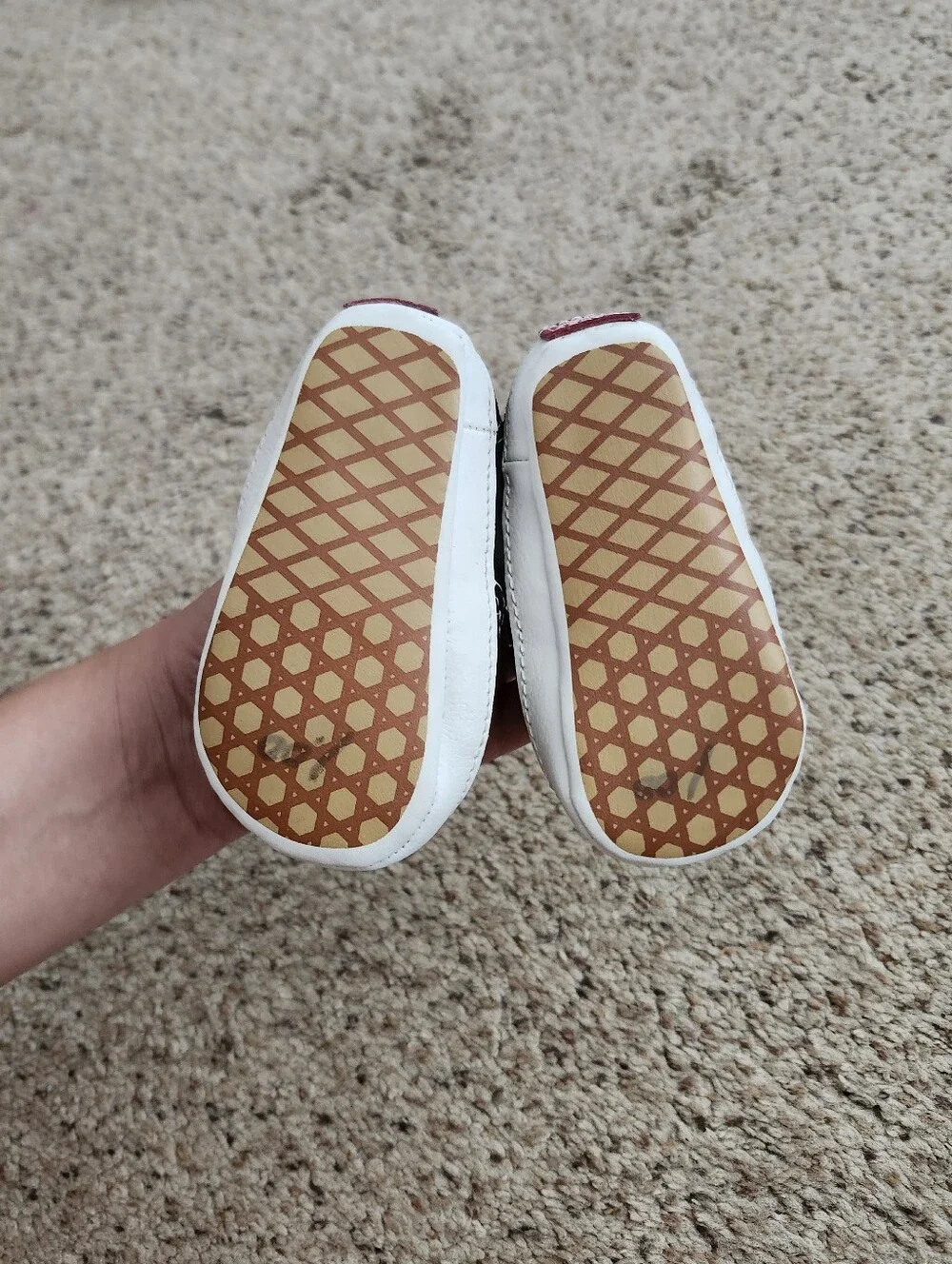 Vans Baby Slip On Black Shoes Size 2